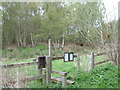 Entrance to Roydon Common, Norfolk. in PE32 1BP