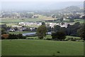 Llysfasi College from surrounding hills in LL15 2SP