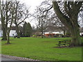 Piercebridge village green - winter view in DL2 3SS