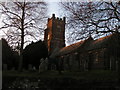 Sowton Village church and graveyard in EX5 2AF