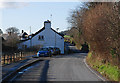 The Clarach road leaving Bow Street in Tirymynach Community