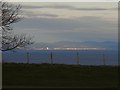 Distant coastline around Kings Dock, Swansea in SA1 1LY