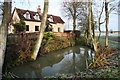 Mill Corner Cottage and pond, Brettenham in Brettenham
