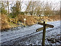 Limestone Way crosses Pennine Bridleway in Longcliffe