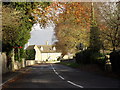 Road through Filkins in GL7 3HY