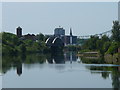 Approaching Old Quay Swing Bridge, Runcorn in Halton (B)