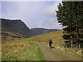 The track up Glen Lee in DD9 7YZ