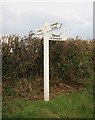 Cornish names on a signpost in PL30 4JX