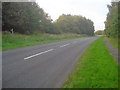 Road next to the motorway in Ault Hucknall