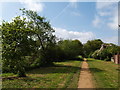 Path leading out of Cranfield in MK43 0HA
