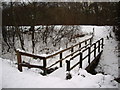 Footbridge in Denman Park in AB32 6UF