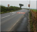 Speed limit change, Caerleon Road, Llanfrechfa in NP44 8UD