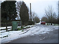 Lower Burston Farm entrance in HP22 4NF