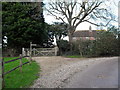 Footpath junction opposite The Assumption, East Wittering in PO20 8JA