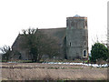 St Andrew's church viewed from Lime Kiln Road in PE33 9TP