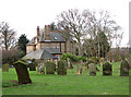 St Andrew's churchyard and The Old Rectory in PE33 9TP