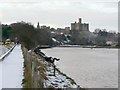 The Coquet below Warkworth Castle in NE65 0SN