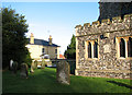 All Saints church - churchyard in Narborough