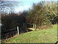 Footbridge on the footpath in GL55 6LF
