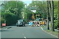 Roadworks in Fleet suburb in GU52 6LQ