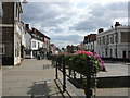 View south along Chipping Ongar High Street in CM5 0TH