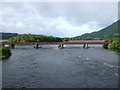 Railway bridge at the mouth of the River Orchy in PA33 1AJ