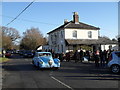 New Year Day's Meet at The Elsted Inn- a procession in the Harting Road in GU29 0JT