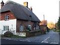 Thatched cottage on corner of Holbury Lane in SO51 0JP