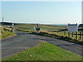 Road junction above Kimmeridge village in BH20 5PH