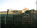 Footpath through pasture west of Shingham Lane in PE37 8AY