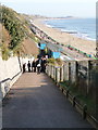 Boscombe: heading down Manor Zig-Zag in BH5 1DY