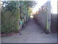 Path from Meadway Close in NW11 6JE