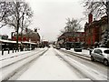 Market Street under Snow in SK14 1DU