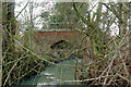 Bridge carrying Barby Lane over a brook north of Braunston in NN11 7HD