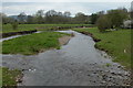 River Clun viewed from the footbridge in SY7 0HJ