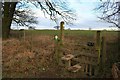Stile near Locko Grange Farm in DE7 6EX