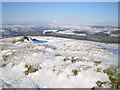 Moel Bentyrch summit cairn in SY21 0EY