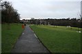 Path along "the top of the park" in S4 8GZ