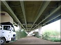Beneath Postwick Viaduct in NR7 0TA