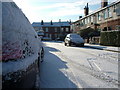 East Street, Newton Hill, in snow in WF1 3HU