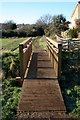 Footbridge on the edge of Ampthill in MK45 2XF