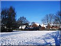 Snow-laden Park, Guisborough (view north) in TS14 7AR
