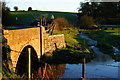River Wey at Haw Bridge, Holybourne, Hampshire in GU34 4JD