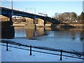The River Lune at Carlisle Bridge in LA1 2AT