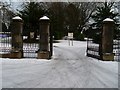 Gates at Abbey Cemetery in PA5 9NN