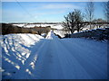 Snow Covered Road in G76 0JD