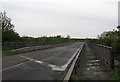Bridge over M1 looking towards junction with A453 in DE74 2AY