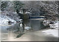 River scene in winter in IP2 0DA
