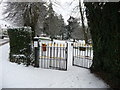 Tiverton : People's Park Gates in EX16 6RY