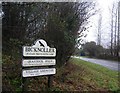 Bicknoller Village Sign in TA4 4EP